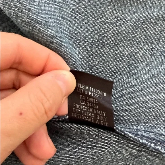 Stylish Denim Trench Coat - Picture 5 of 8